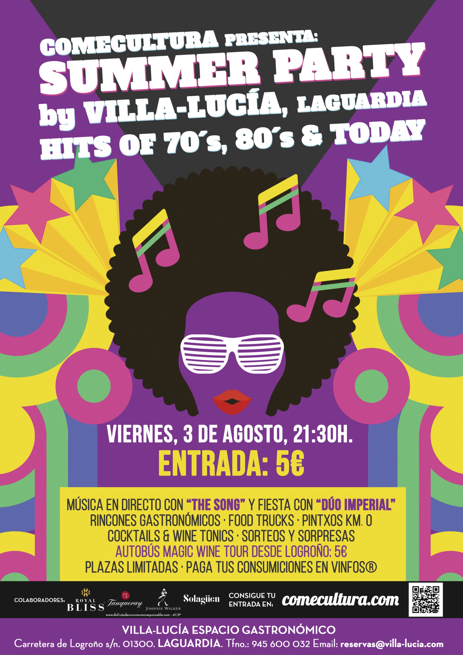 Fiesta 80’s Summer Party by Villa-Lucía – 3 Agosto