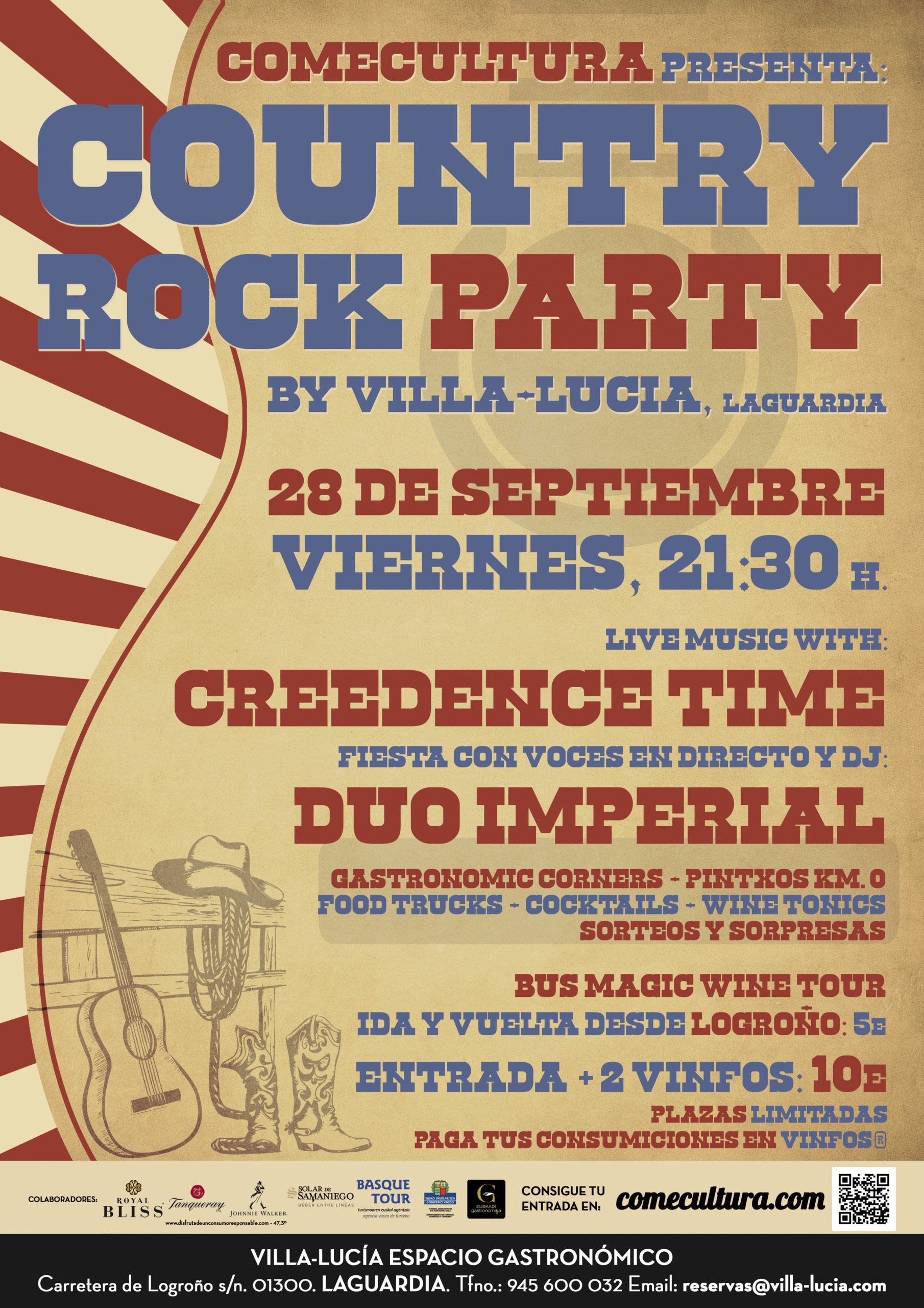 Fiesta Country Rock Party by Villa-Lucía – 28 Septiembre