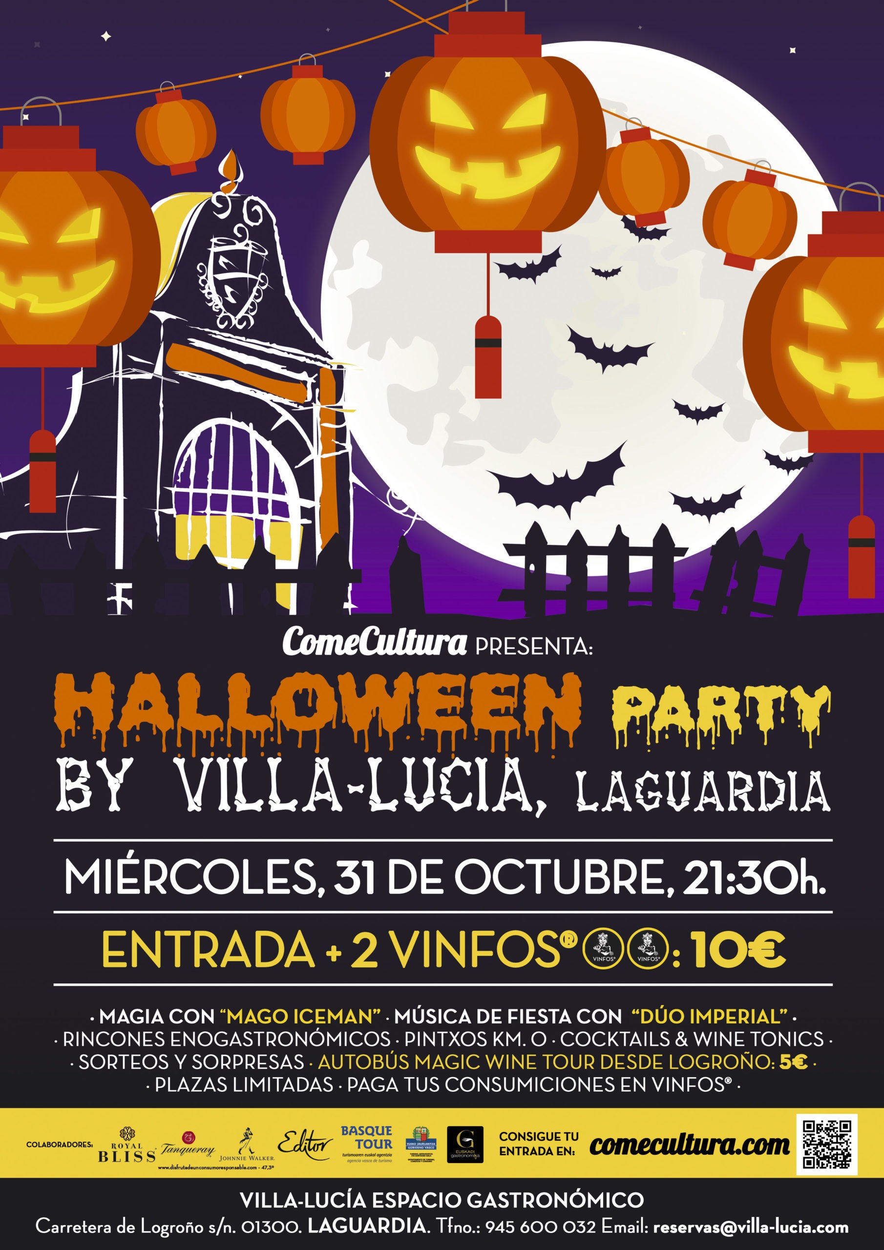 Fiesta Halloween Party by Villa-Lucía – 31 Octubre