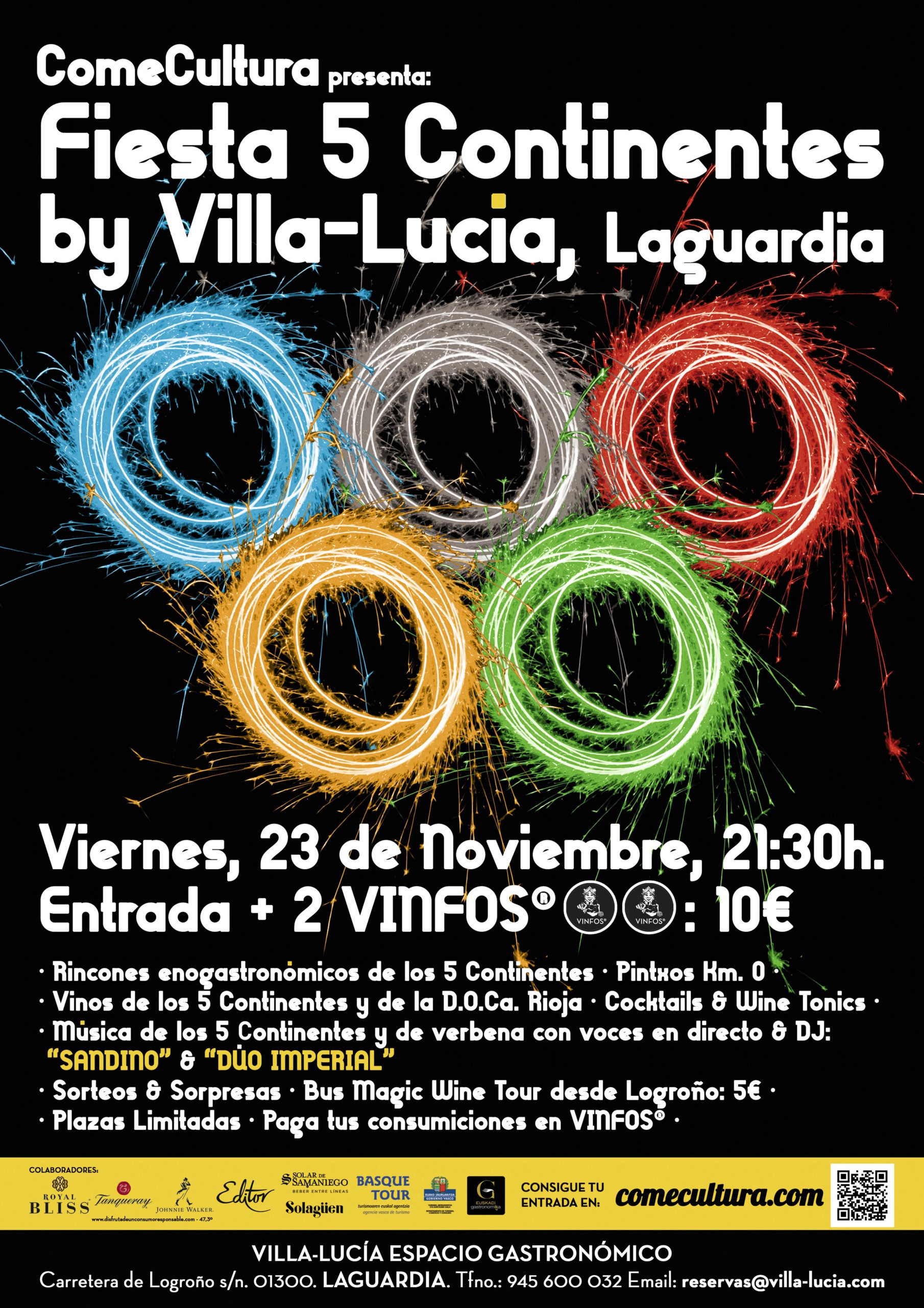 Fiesta 5 Continentes by Villa-Lucía – 23 Noviembre