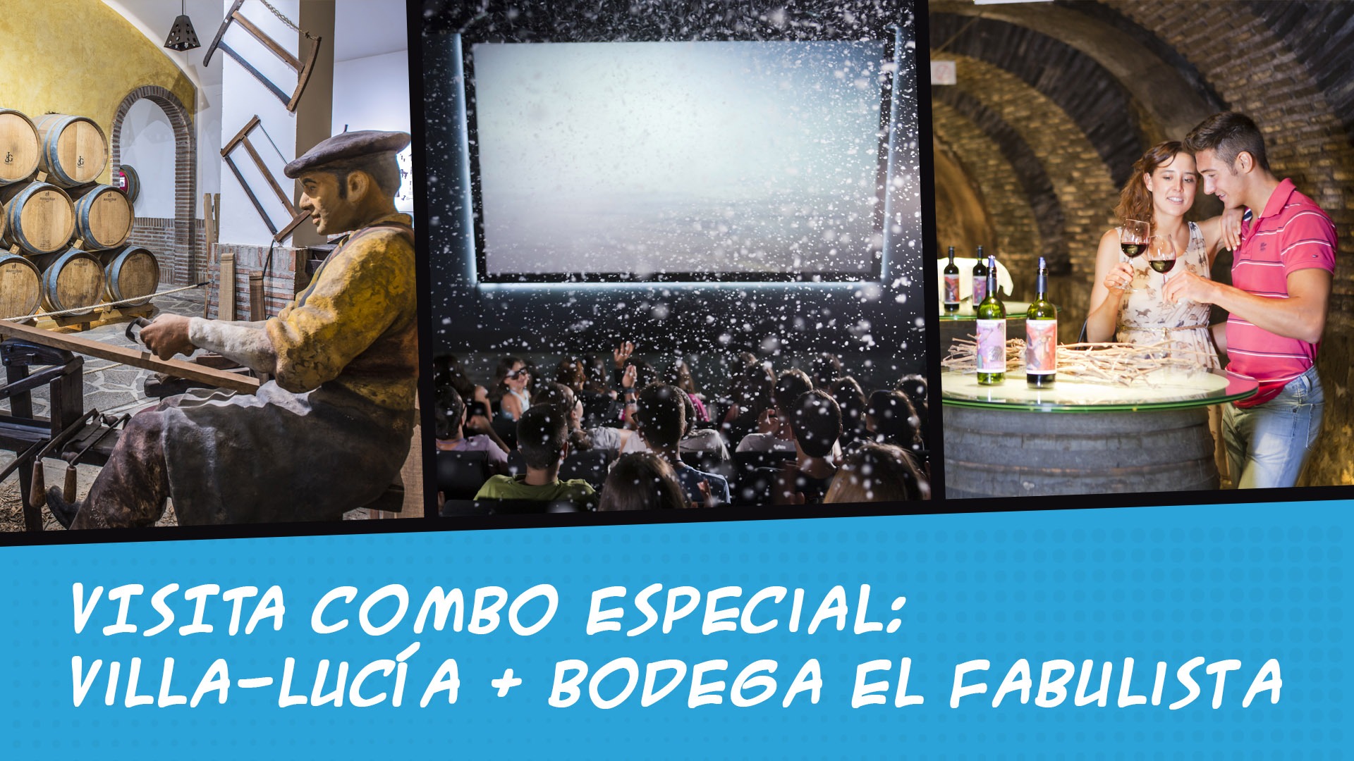 Visita Combo Especial: Experiencia Interactiva Villa Lucía & Bodega El Fabulista
