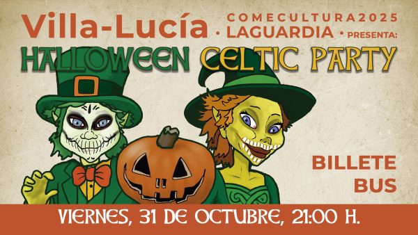 Halloween Celtic Party: 31 octubre 2025 BILLETE BUS DESDE LOGROÑO